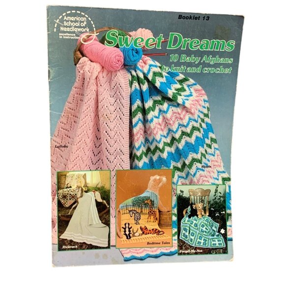 Sweet Dreams Booklet 13: 10 Baby Afghans To Knit & Crochet - Picture 1 of 2